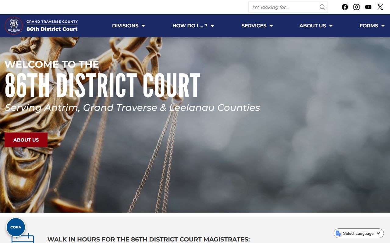 Leelanau County court records 86th District Court homepage